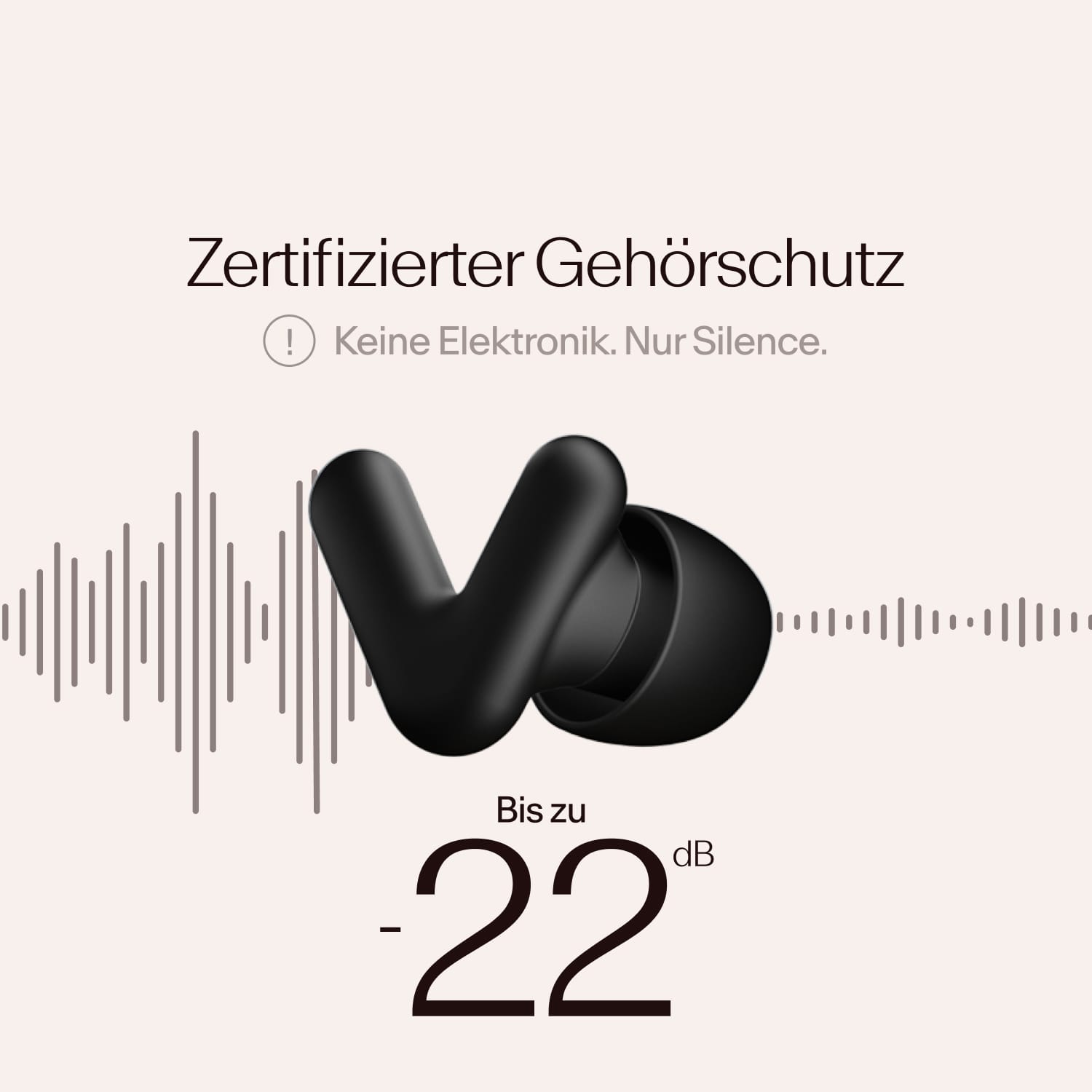 Alpine Silence, zertifizierte Geräuschdämmung von 22dB