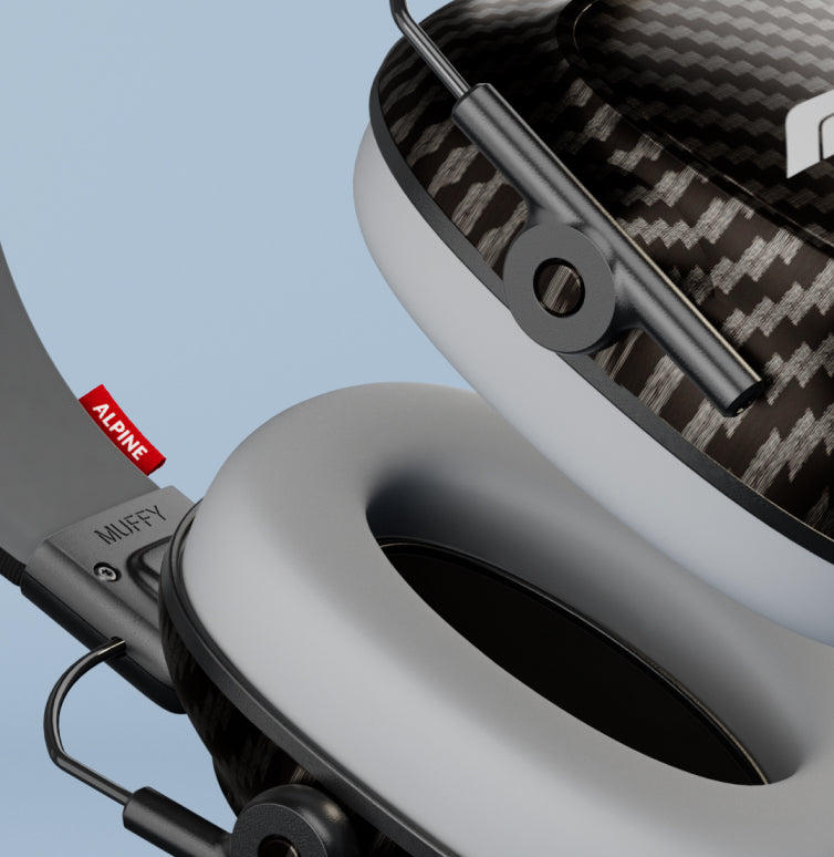 alpine formula 1 racing pro casque anti-bruit pour enfants attenuation detail