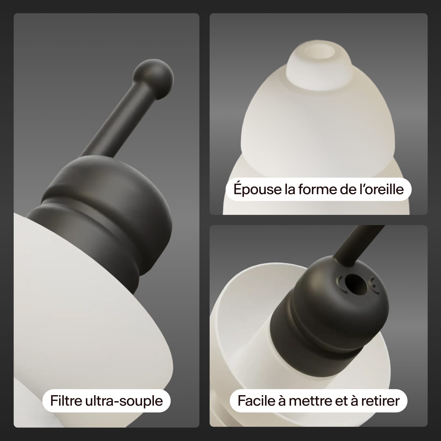 Gros plans du bouchon d&
