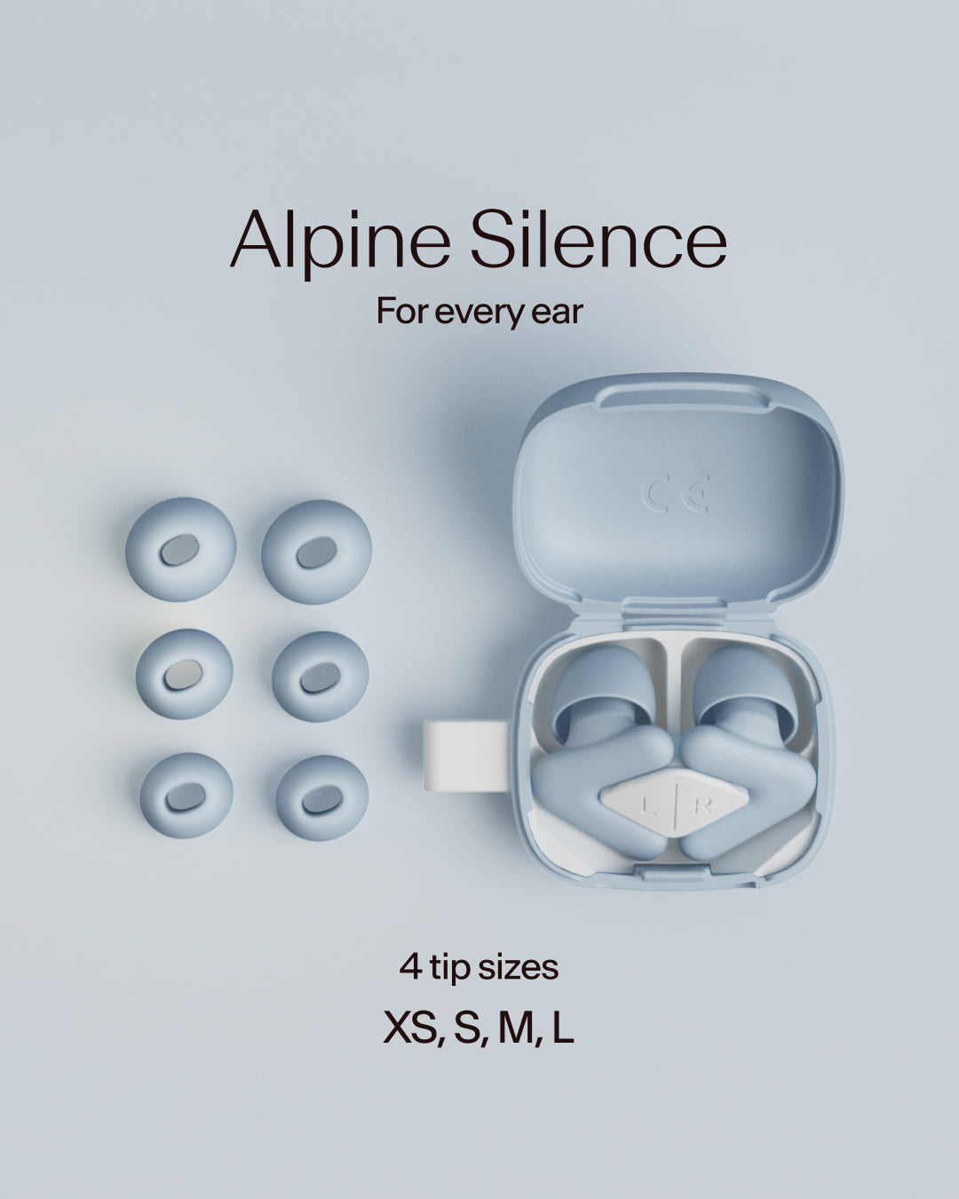 #color_blue alpine silence earplugs accesories overview blue