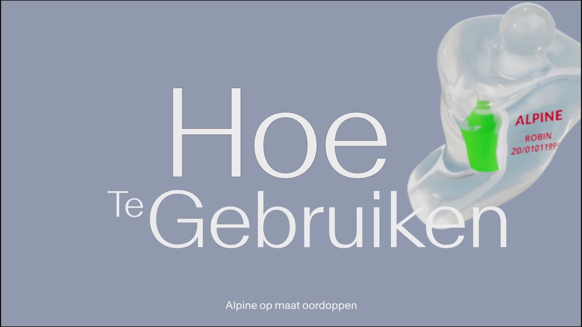hoe te gebruiken video alpine op maat